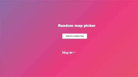 csgo random map generator|CSGO: Map Picker.